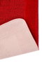 Mijölnir Alfombrilla de Baño Roja 60 x 100 cm Polipropileno Antideslizante Lavable